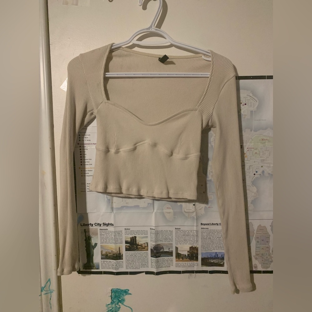 Long Sleeve Crop Top